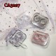 D-CA3227 ONE-BODY CLEAR CONTACT LENS CASE