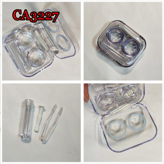 D-CA3227 ONE-BODY CLEAR CONTACT LENS CASE