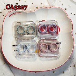 D-CA3227 ONE-BODY CLEAR CONTACT LENS CASE