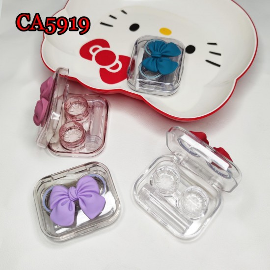 D-CA5919 BOW CLEAR CONTACT LENS CASE 