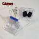 D-CA5919 BOW CLEAR CONTACT LENS CASE D-CA5919 BOW CLEAR CONTACT LENS CASE