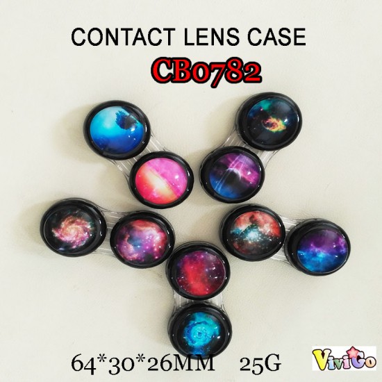 D-CB0782 GALAXY MIX CONTACT LENS CASE