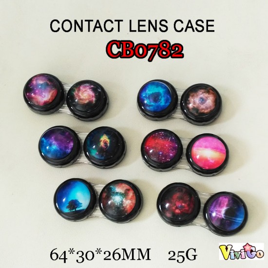 D-CB0782 GALAXY MIX CONTACT LENS CASE