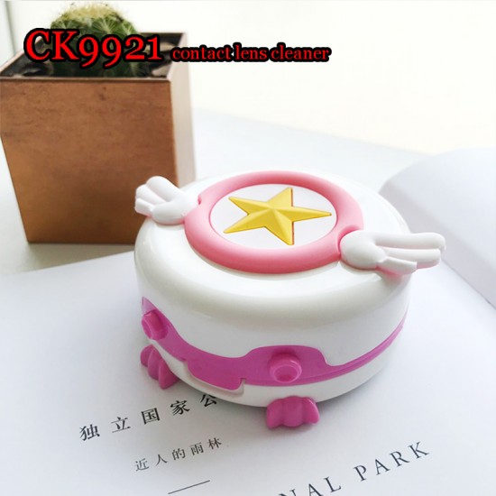 D-CK9921 CARD CAPTOR SAKURA  DECO ROUND CONTACT LENS CLEANER