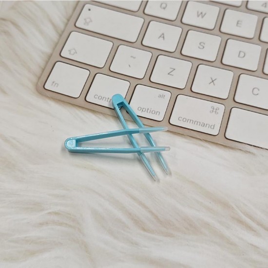 D-CW0711 (5PCS) SMALL COLORFUL SOFT CONTACT LENS TWEEZERS