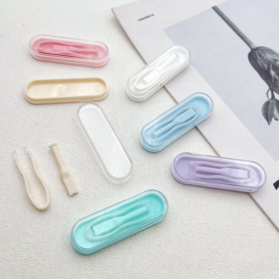 D-CW0745 MACAROON CONTACT LENS TWEEZERS AND LENS INSERTER SET（6PCS MIX)