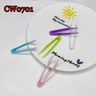 D-CW0701 (5pcs) PLASTIC SOFT CONTACT LENS TWEEZERS 