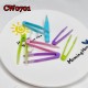 D-CW0701 (5pcs) PLASTIC SOFT CONTACT LENS TWEEZERS 