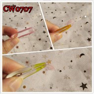 D-CW0707 (5pcs/lot) SMALL SOFT COVER PLASTIC CONTACT LENS TWEEZERS 