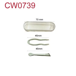 D-CW0739 SOFT COLORFUL PLASTIC CONTACT LENS TWEEZERS AND INSERTER SET