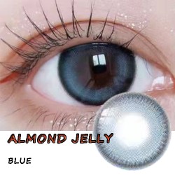 B-ALMOND JELLY BLUE COLOR SOFT CONTACT LENS (2PCS/PAIR)