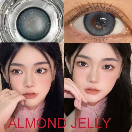 B-ALMOND JELLY BLUE COLOR SOFT CONTACT LENS (2PCS/PAIR) B-ALMOND JELLY BLUE COLOR SOFT CONTACT LENS (2PCS/PAIR)