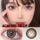 B-ALMOND JELLY BROWN COLOR SOFT CONTACT LENS (2PCS/PAIR)
