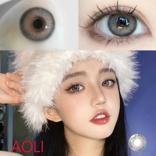 B-AOLI GRAY COLOR SOFT CONTACT LENS (2PCS/PAIR)