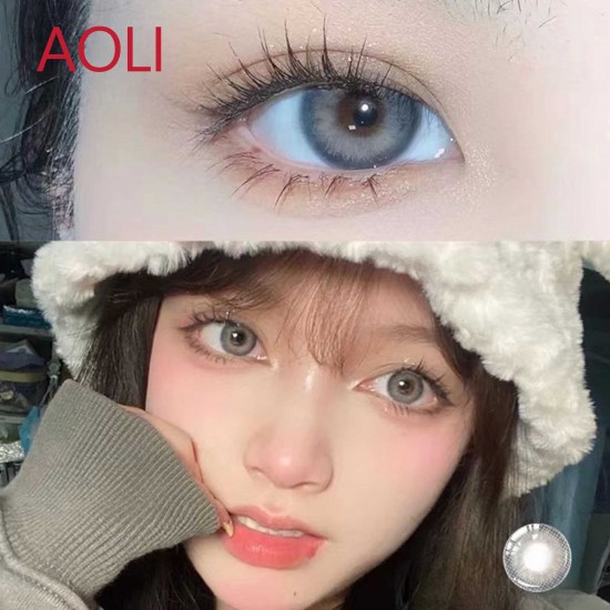 B-AOLI GRAY COLOR SOFT CONTACT LENS (2PCS/PAIR)