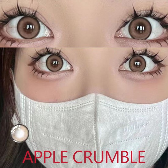 B-APPLE CRUMBLE COLOR CONTACT LENSES (2PCS/PAIR) B-APPLE CRUMBLE COLOR CONTACT LENSES (2PCS/PAIR)