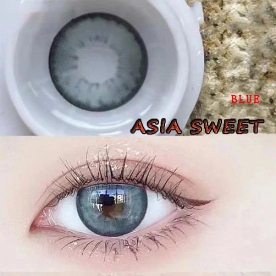 B-ASIA SWEET BLUE COLOR SOFT CONTACT LENS (2PCS/PAIR)