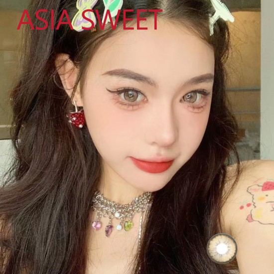 B-ASIA SWEET BROWN COLOR SOFT CONTACT LENS (2PCS/PAIR)