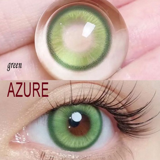 B-AZURE GREEN COLOR SOFT CONTACT LENS (2PCS/PAIR) B-AZURE GREEN COLOR SOFT CONTACT LENS (2PCS/PAIR)