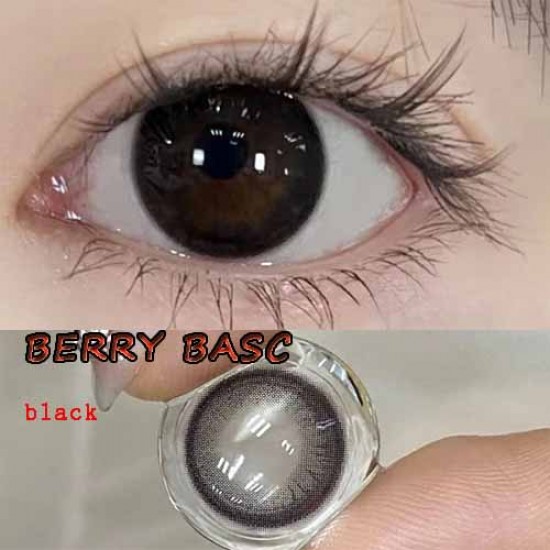 B-BERRY BASC BLACK COLOR CONTACT LENS (2PCS/PAIR) B-BERRY BASC BLACK COLOR CONTACT LENS (2PCS/PAIR)