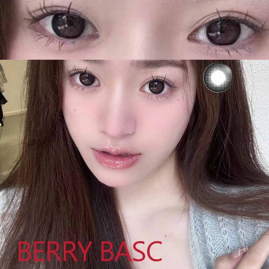 B-BERRY BASC BLACK COLOR CONTACT LENS (2PCS/PAIR)