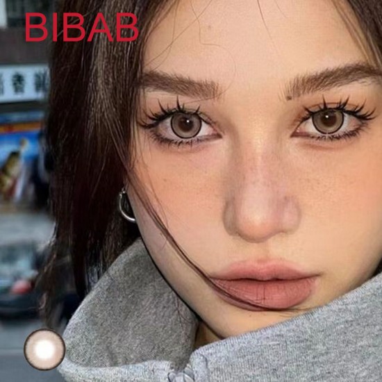 B-BIBAB BROWN COLOR SOFT CONTACT LENS (2PCS/PAIR)