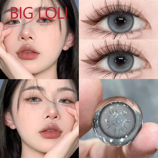 B-BIG LOLI GRAY COLOR SOFT CONTACT LENS (2PCS/PAIR)