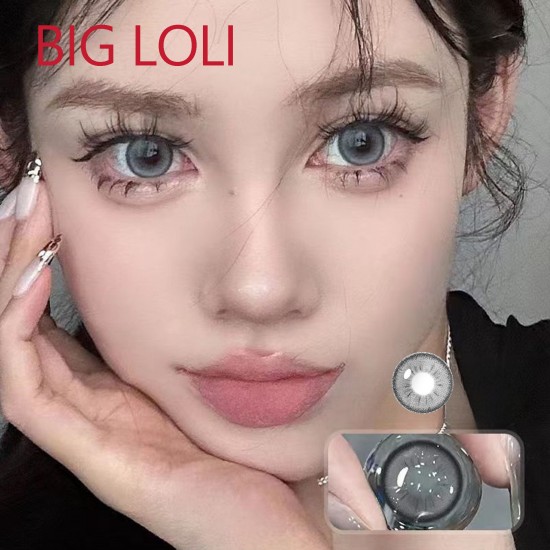 B-BIG LOLI GRAY COLOR SOFT CONTACT LENS (2PCS/PAIR)