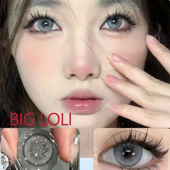 B-BIG LOLI GRAY COLOR SOFT CONTACT LENS (2PCS/PAIR)