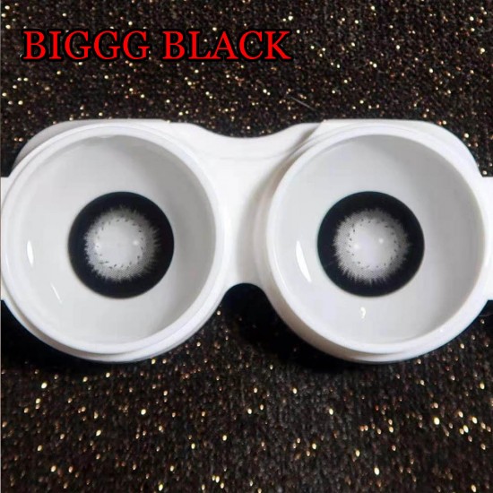 B-BIGGG BLACK COLOR SOFT CONTACT LENS (2PCS/PAIR)