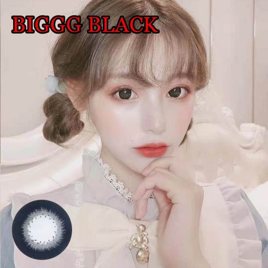 B-BIGGG BLACK COLOR SOFT CONTACT LENS (2PCS/PAIR)