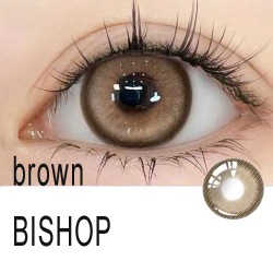 A-BISHOP BROWN COLOR SOFT CONTACT LENS (2PCS/PAIR)