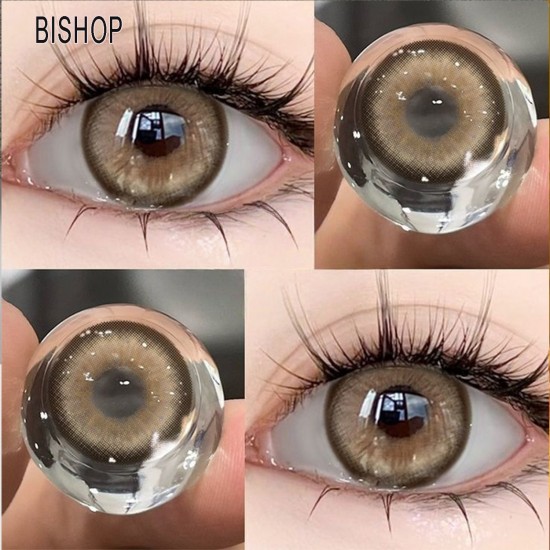 A-BISHOP BROWN COLOR SOFT CONTACT LENS (2PCS/PAIR)