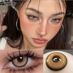 A-BISHOP BROWN COLOR SOFT CONTACT LENS (2PCS/PAIR)