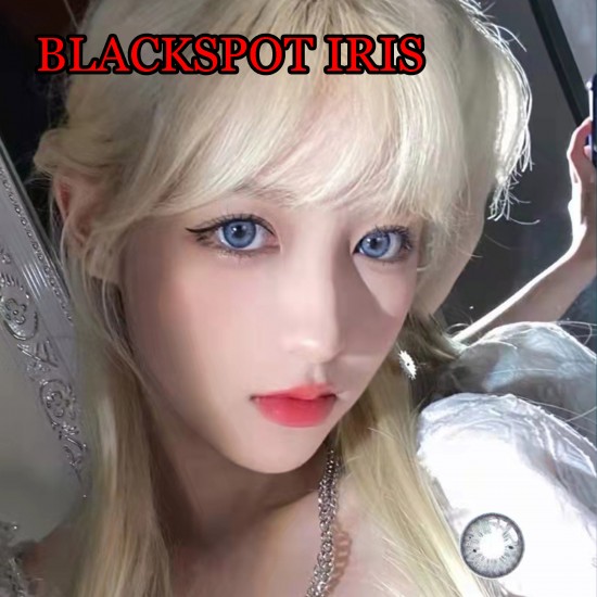 B-BLACKSPOT IRIS BLUE COLOR CONTACT LENS (2PCS/PAIR)