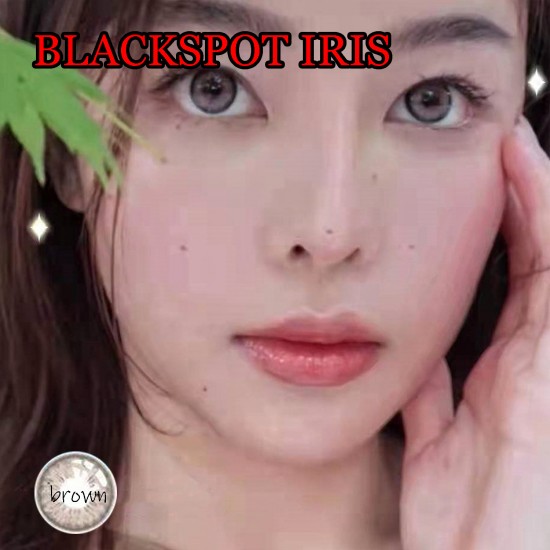 B-BLACKSPOT IRIS BROWN COLOR CONTACT LENS (2PCS/PAIR)