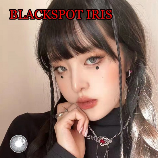 B-BLACKSPOT IRIS GRAY COLOR CONTACT LENS (2PCS/PAIR)