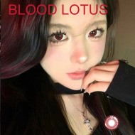 A-BLOOD LOTUS RED COSPLAY COLOR CONTACT LENS  (2PCS/PAIR)