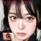 A-BLOOD LOTUS RED COSPLAY COLOR CONTACT LENS  (2PCS/PAIR)