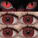 A-BLOOD LOTUS RED COSPLAY COLOR CONTACT LENS  (2PCS/PAIR)