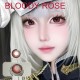 A-BLOOD ROSE RED COSPLAY COLOR CONTACT LENS  (2PCS/PAIR)