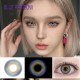 B-BLUE RAINBOW COLOR SOFT CONTACT LENS (2PCS/PAIR)