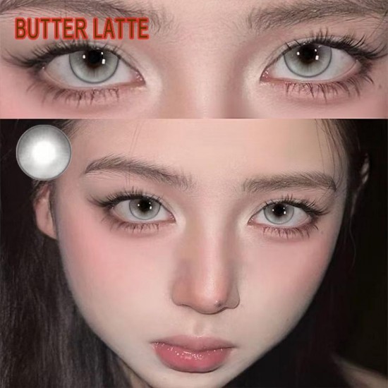 B-BUTTER LATTE GRAY COLOR SOFT CONTACT LENS (2PCS/PAIR)