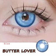 A-BUTTER LOVER BLUE COLOR SOFT CONTACT LENS (2PCS/PAIR)