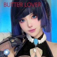 B-BUTTER LOVER BLUE COLOR SOFT CONTACT LENS (2PCS/PAIR)