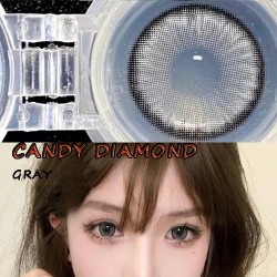 B-CANDY DIAMOND GRAY COLOR SOFT CONTACT LENS (2PCS/PAIR)