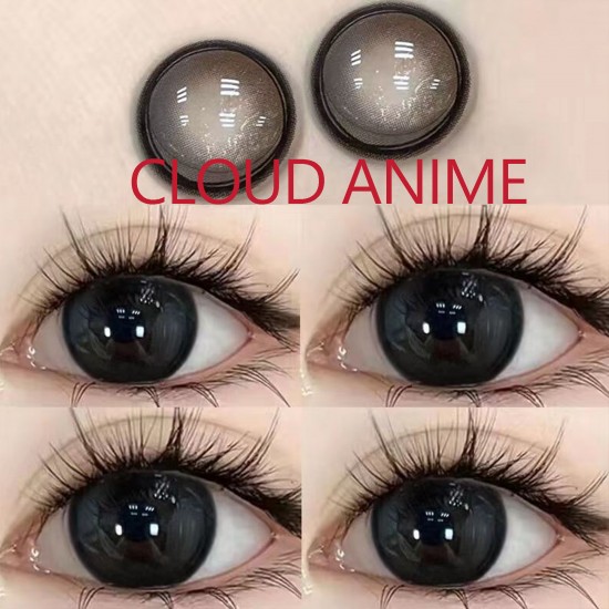 B-CLOUD ANIME BLACK COLOR SOFT CONTACT LENS (2PCS/PAIR)