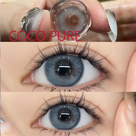 B-COCO PURE LIGHT BLUE COLOR SOFT CONTACT LENS (2PCS/PAIR)