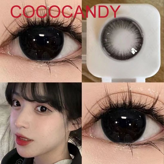 B-COCOCANDY BLACK COLOR SOFT CONTACT LENS (2PCS/PAIR)