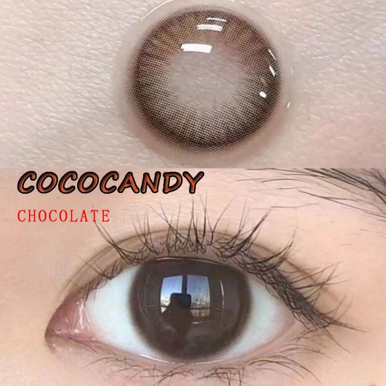 B-COCOCANDY CHOCOLATE COLOR SOFT CONTACT LENS (2PCS/PAIR)